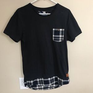 Navy Blue Drop Tail Tee - Like New!